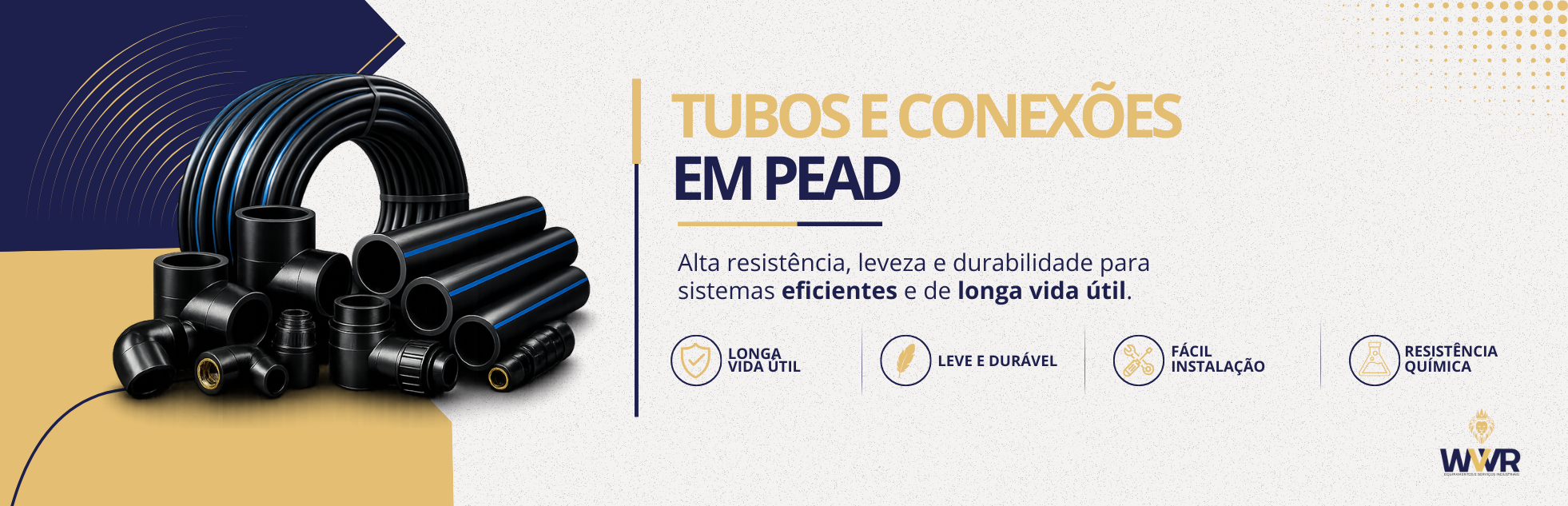 Tubos e conexões pead